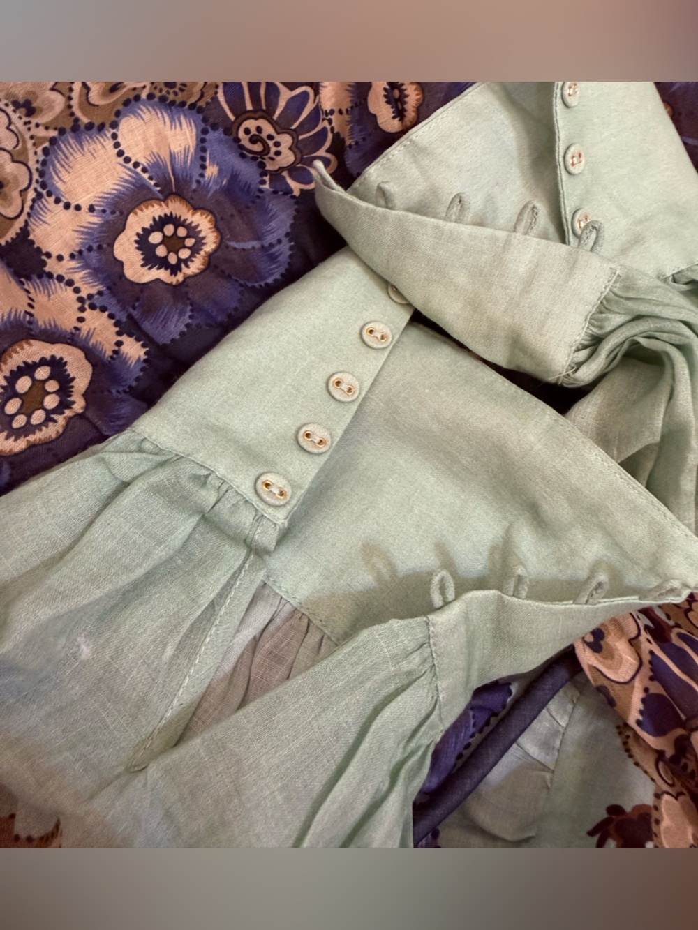 ALEMAIS Madalena Ramie Shirtdress size 6 EUC - Picture 11 of 16